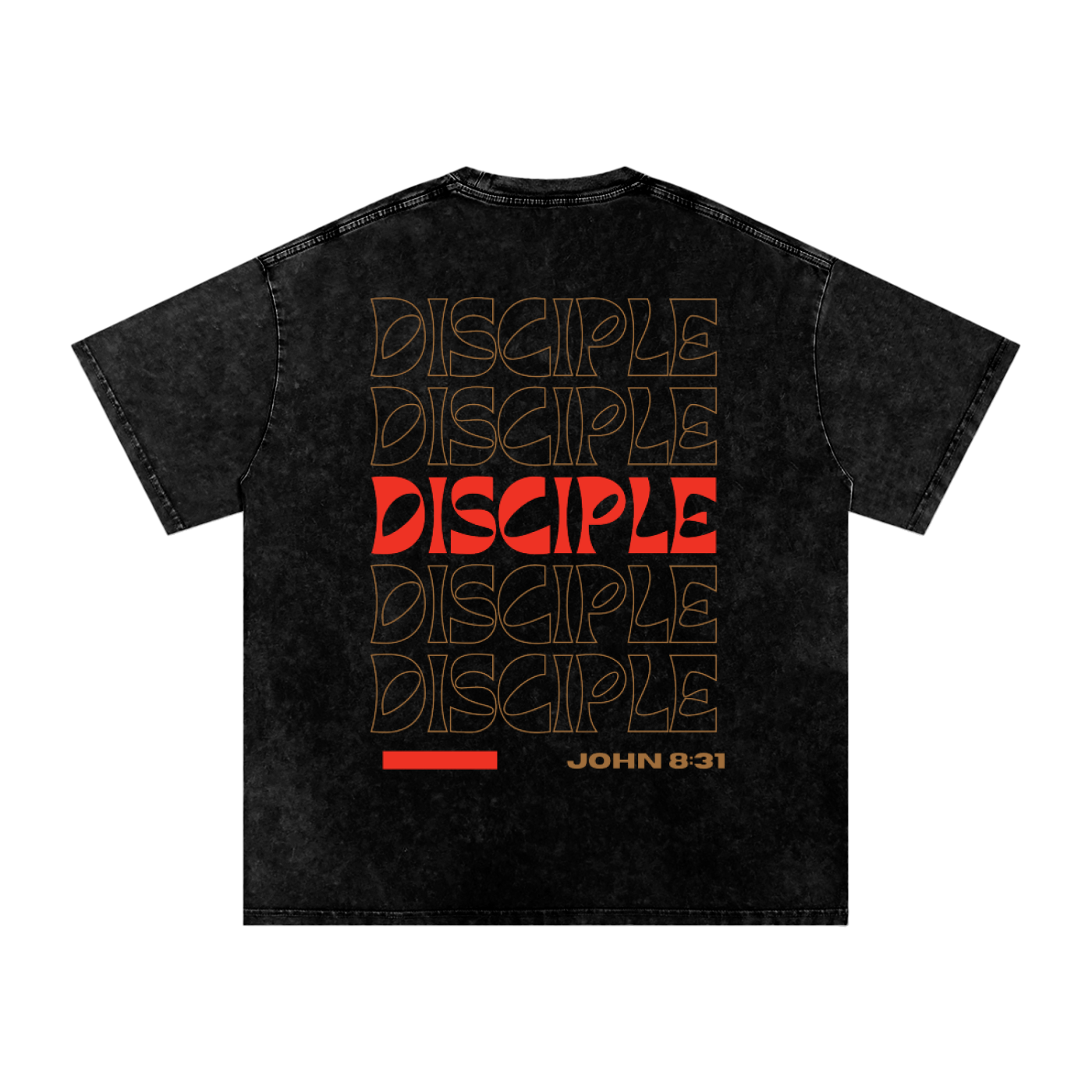 Disciple Acid Wash Oversize T-Shirt