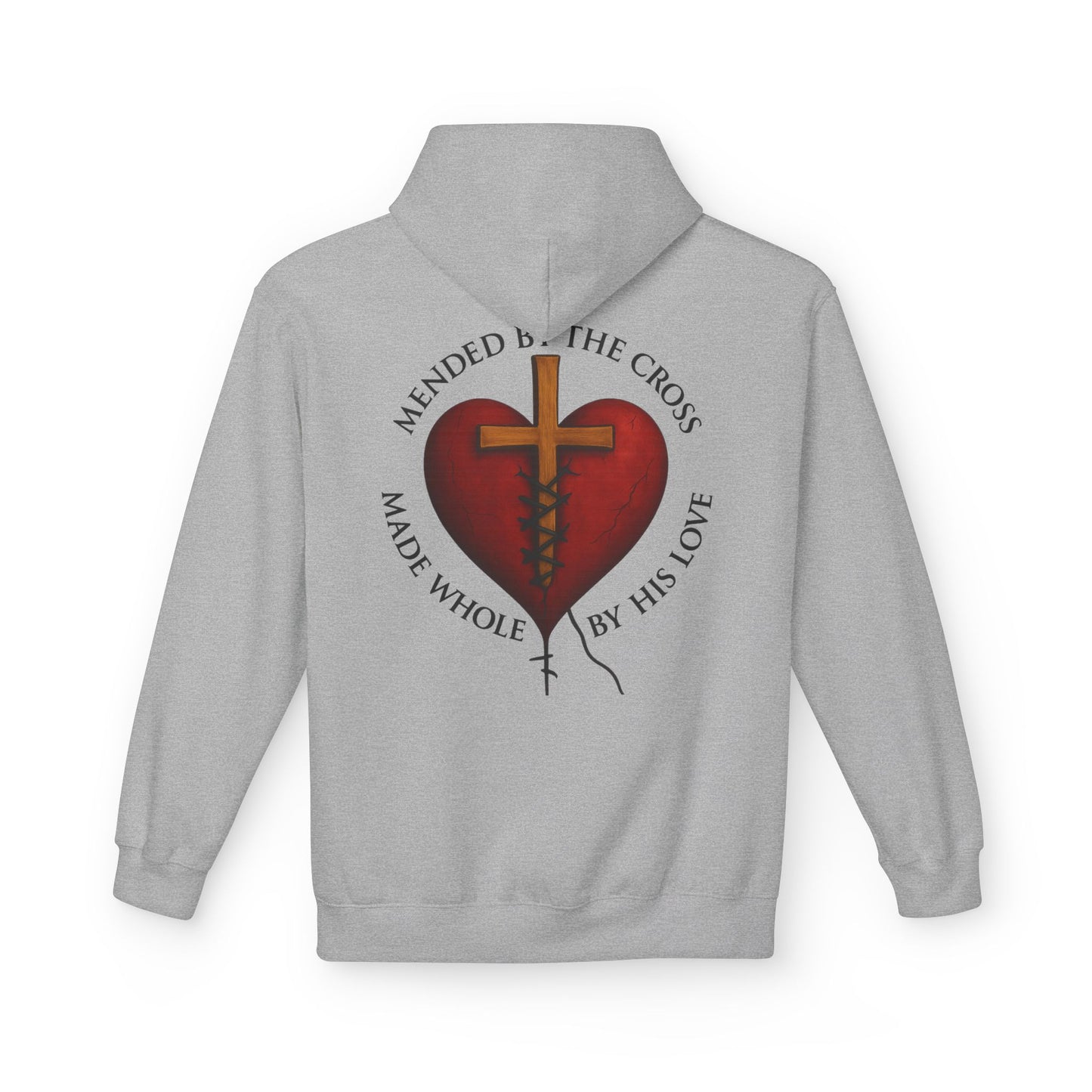 Mended heart Midweight Softstyle Fleece Hoodie