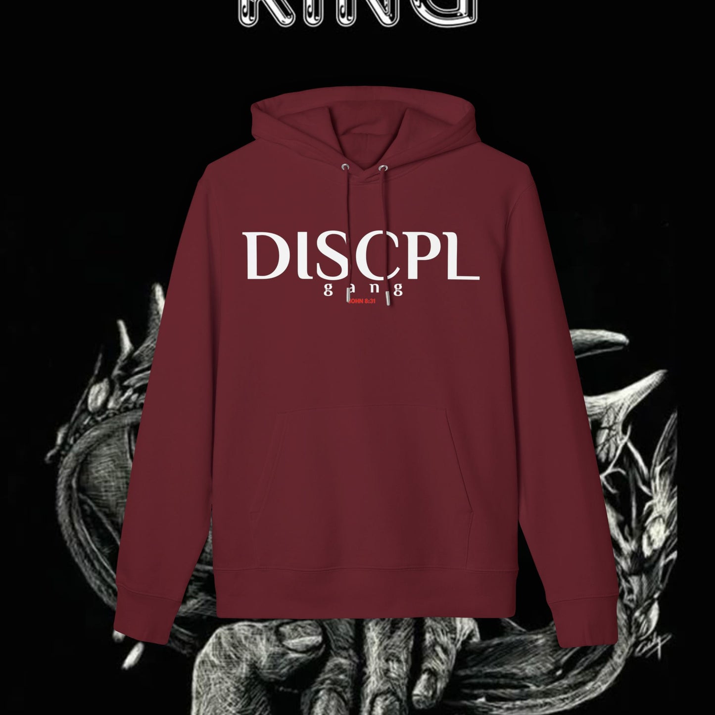 DISCPL brand John 8:31 Hoodie