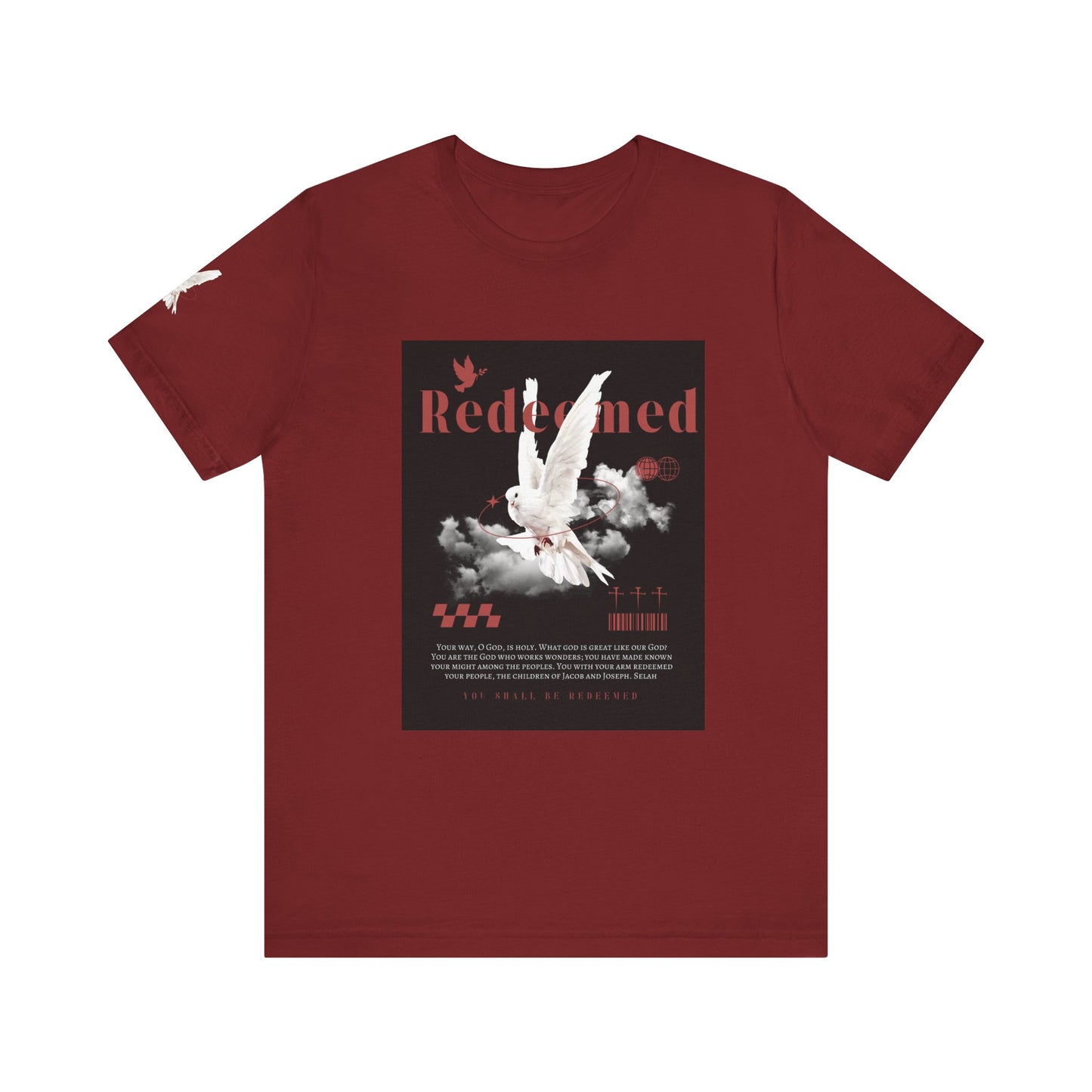 Redeemed Unisex Jersey Tee - Stylish Graphic T-Shirt for Everyday Wear