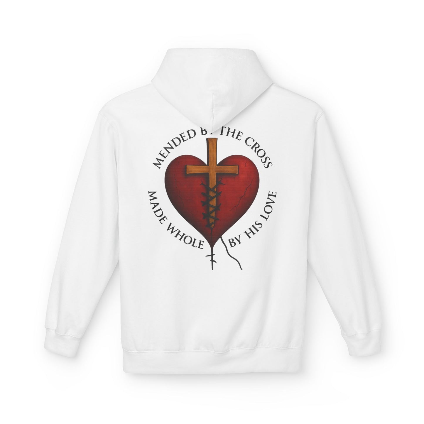 Mended heart Midweight Softstyle Fleece Hoodie