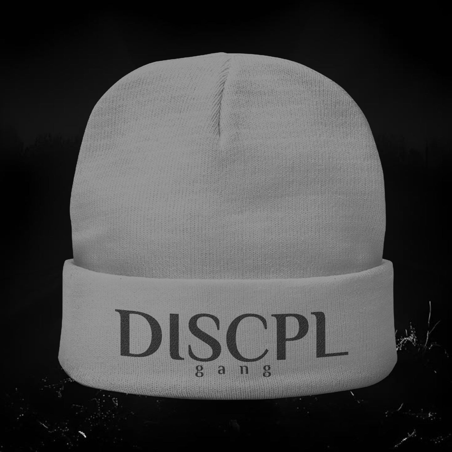 DISCPL Embroidered Knit Beanie