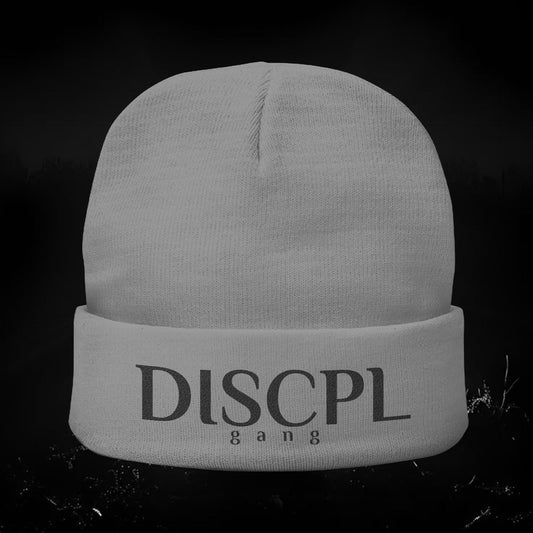 DISCPL Embroidered Knit Beanie