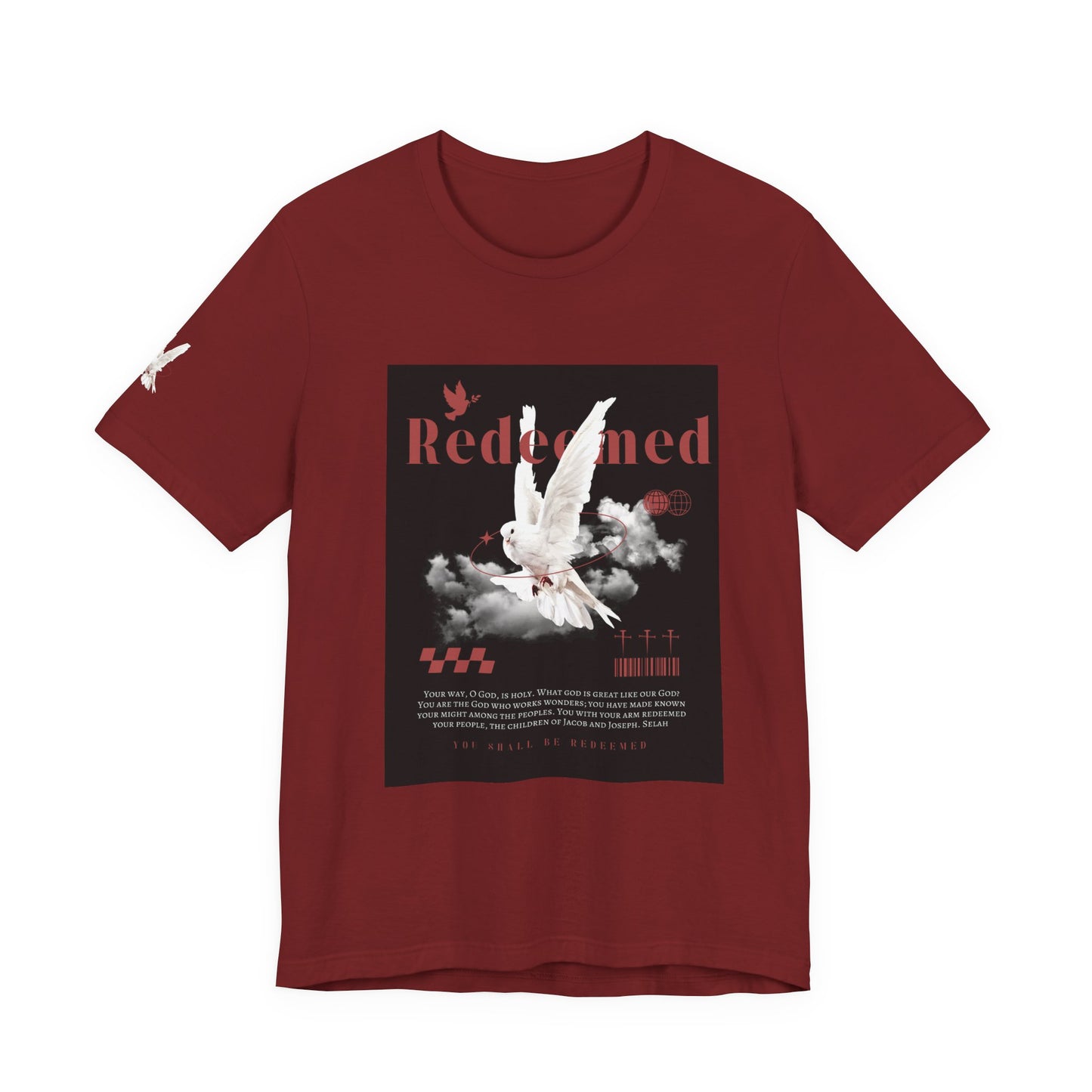 Redeemed Unisex Jersey Tee - Stylish Graphic T-Shirt for Everyday Wear