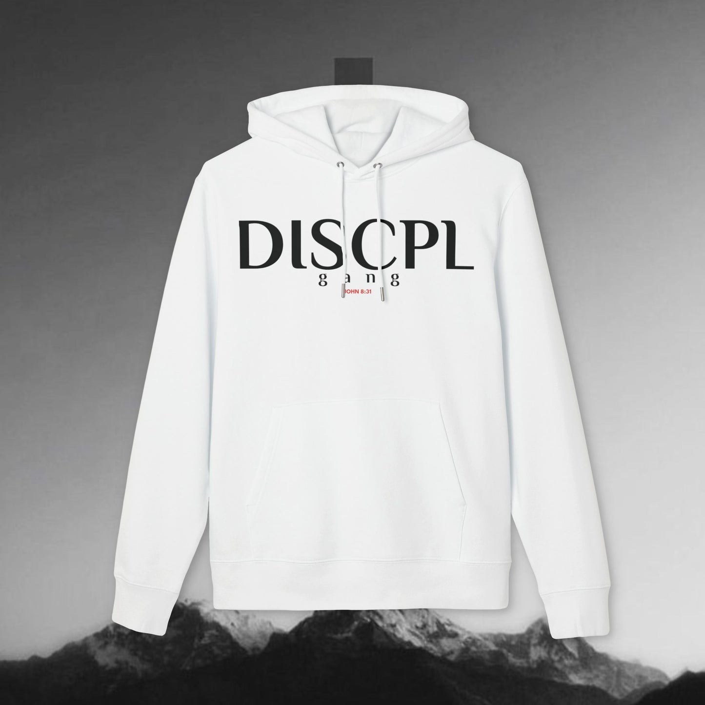 DISCPL brand John 8:31 hoodie