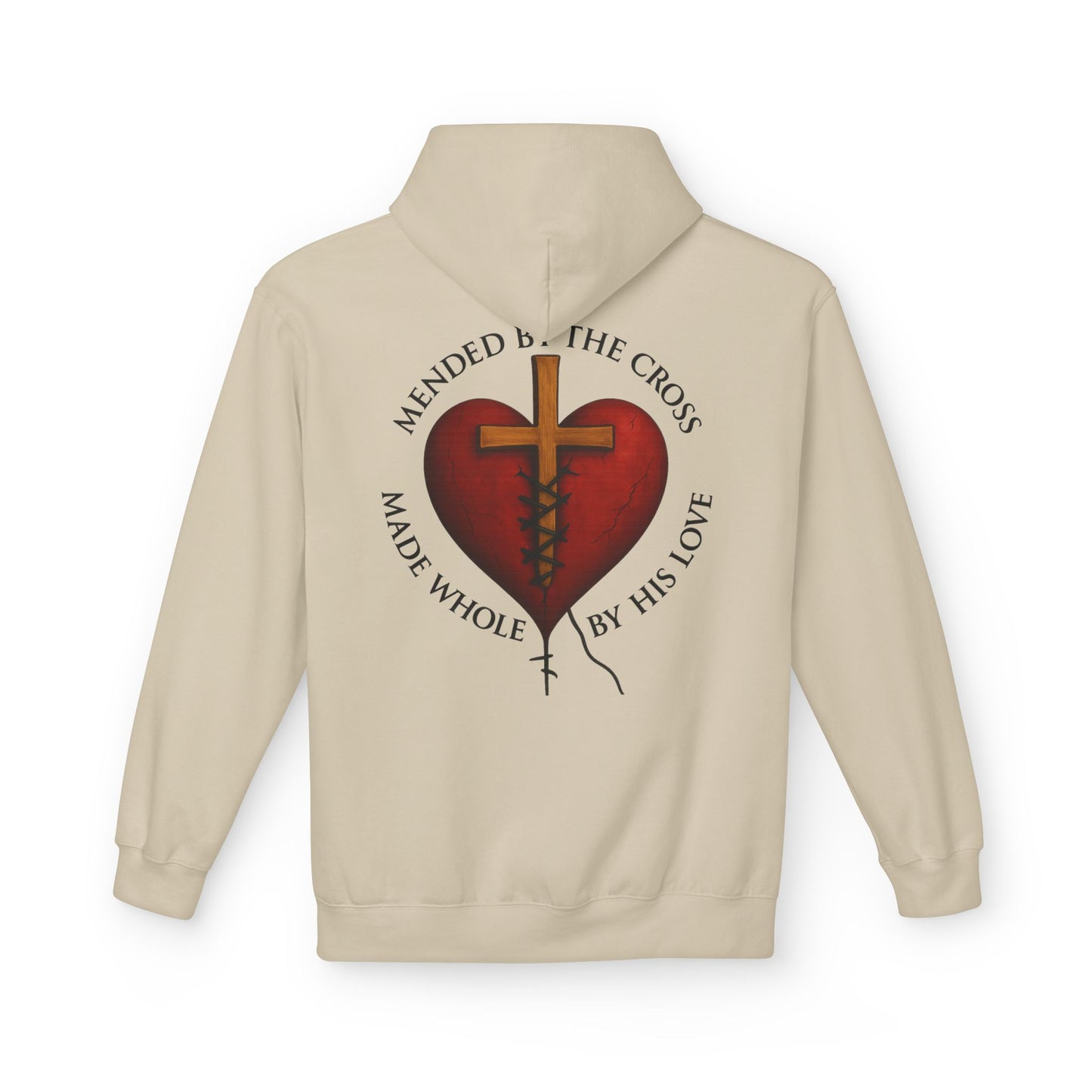 Mended heart Midweight Softstyle Fleece Hoodie