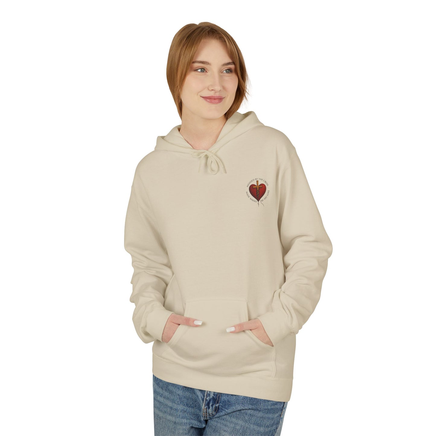 Mended heart Midweight Softstyle Fleece Hoodie
