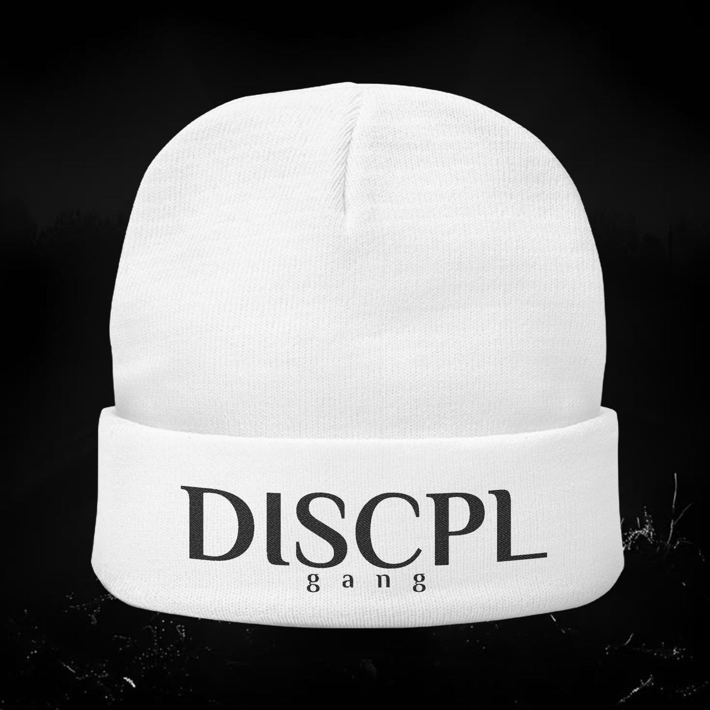 DISCPL Embroidered Knit Beanie